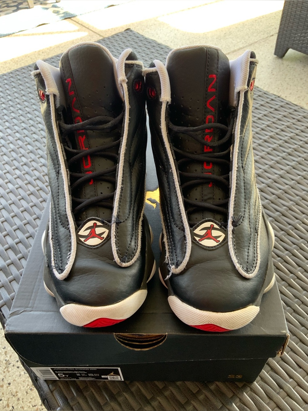 Gently worn Jordan Pro Strong sneakers